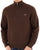 Gant Classic Cotton Half Zip Jumper Brown Melange