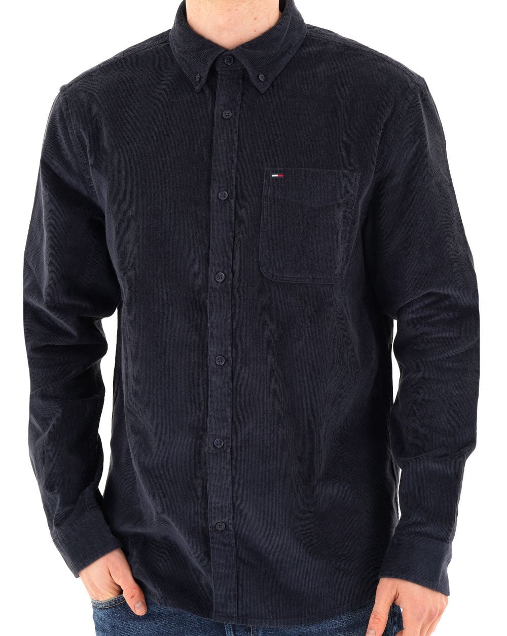 Tommy Jeans Corduroy Shirt Dark Navy