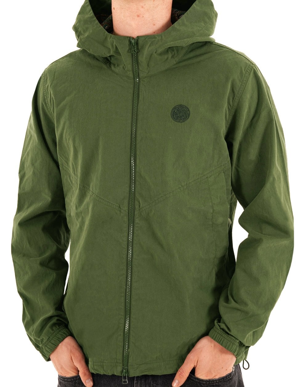 Pretty Green Feltham Hooded Jacket Khaki