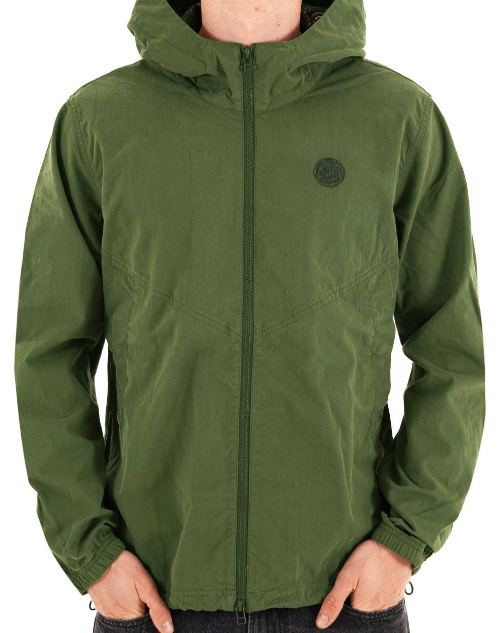 Pretty Green Feltham Hooded Jacket Khaki