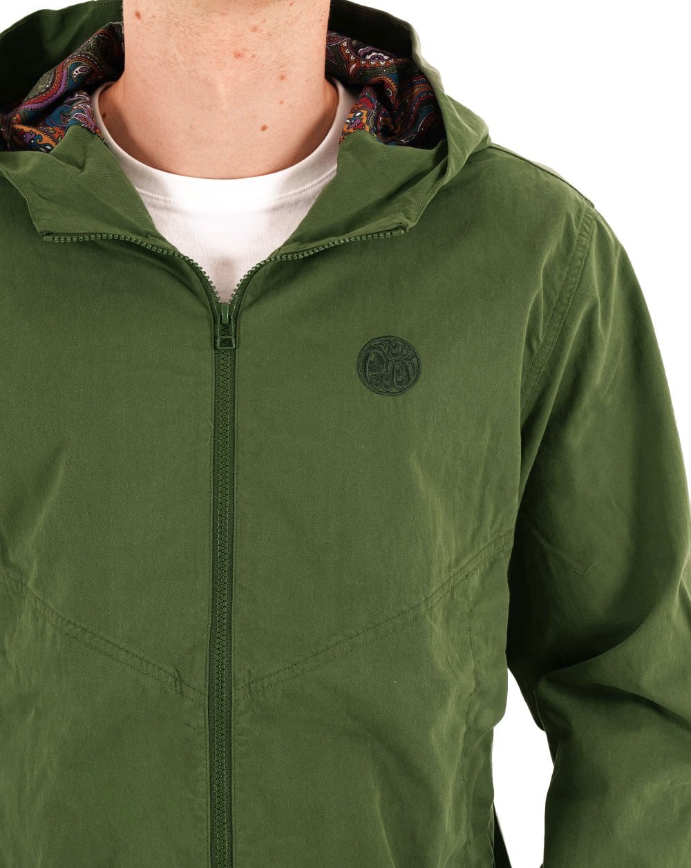 Pretty Green Feltham Hooded Jacket Khaki