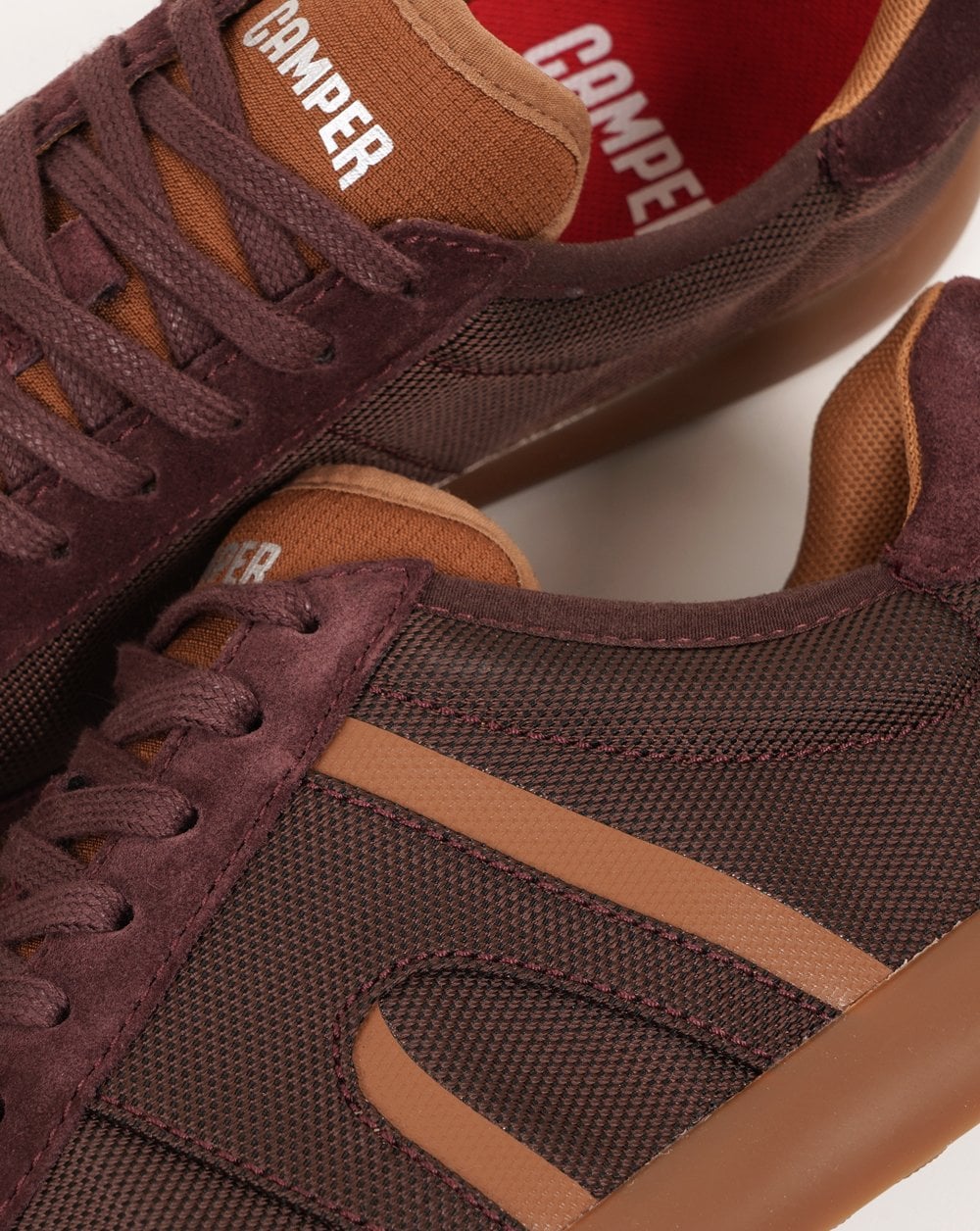 Camper Pelotas Soller Trainers Burgundy