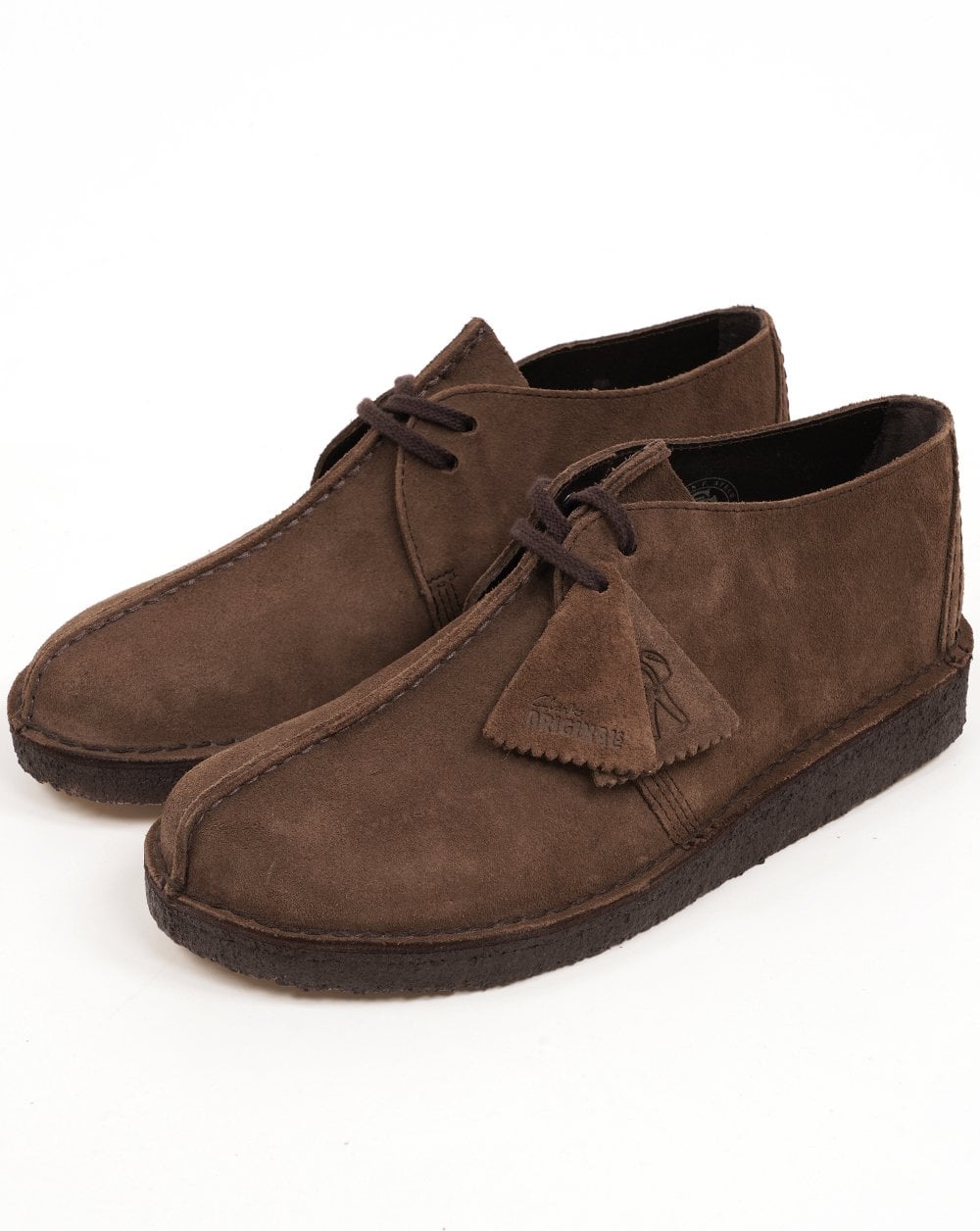 Clarks Originals Desert Trek Shoes Brown Suede