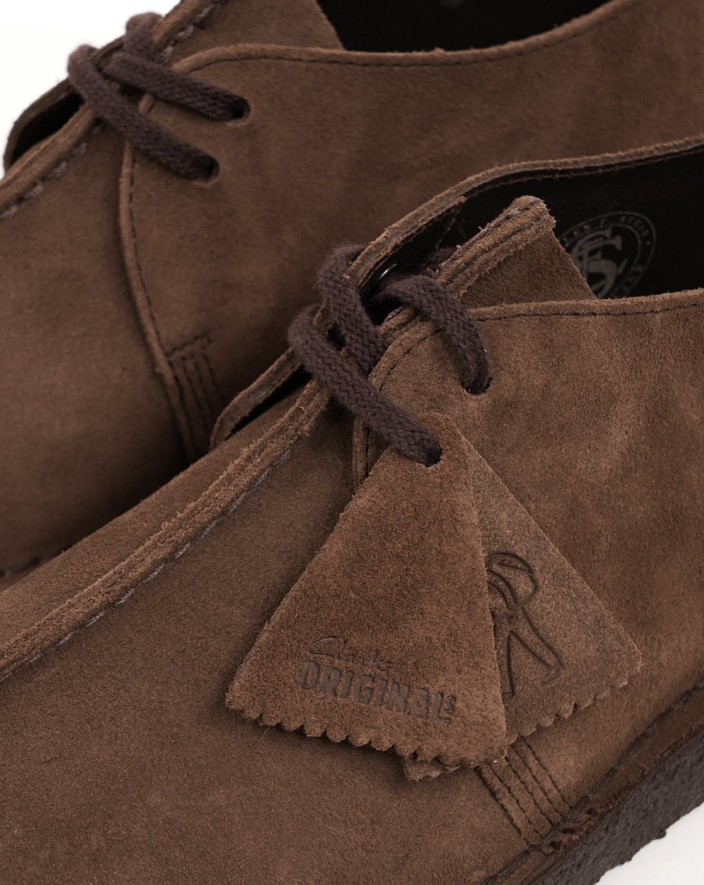 Clarks Originals Desert Trek Shoes Brown Suede
