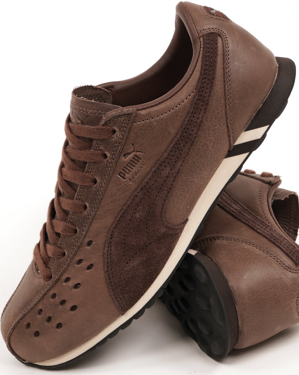 Puma Sprint Premium Trainers Espresso Brown