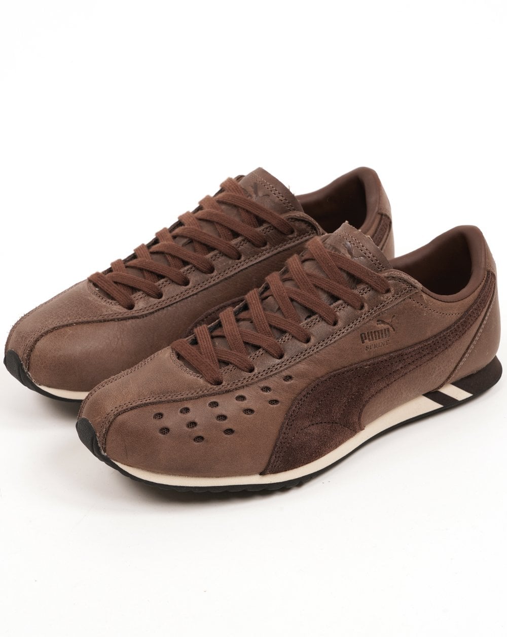 Puma Sprint Premium Trainers Espresso Brown