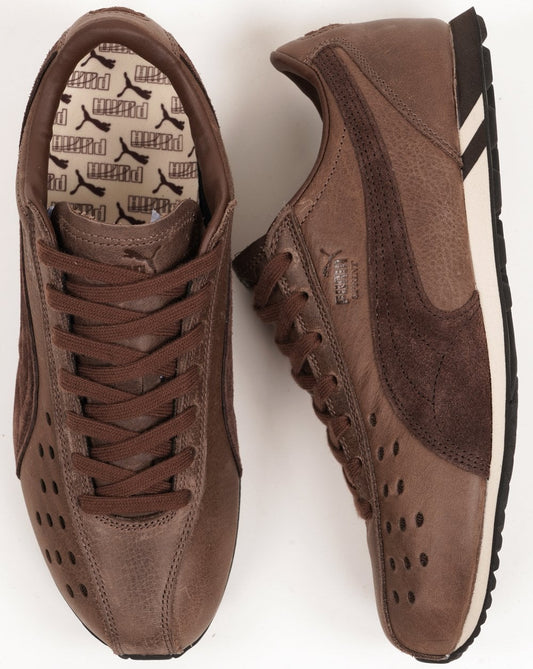 Puma Sprint Premium Trainers Espresso Brown