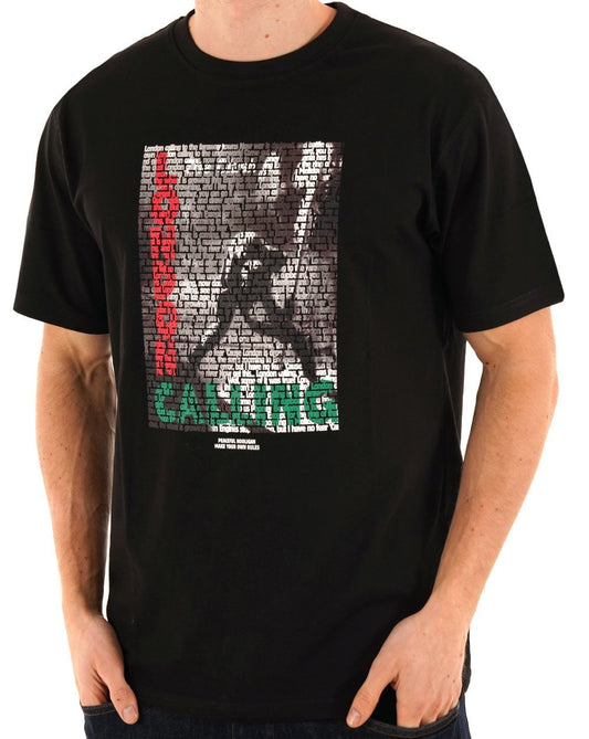 Peaceful Hooligan Clash T Shirt Black