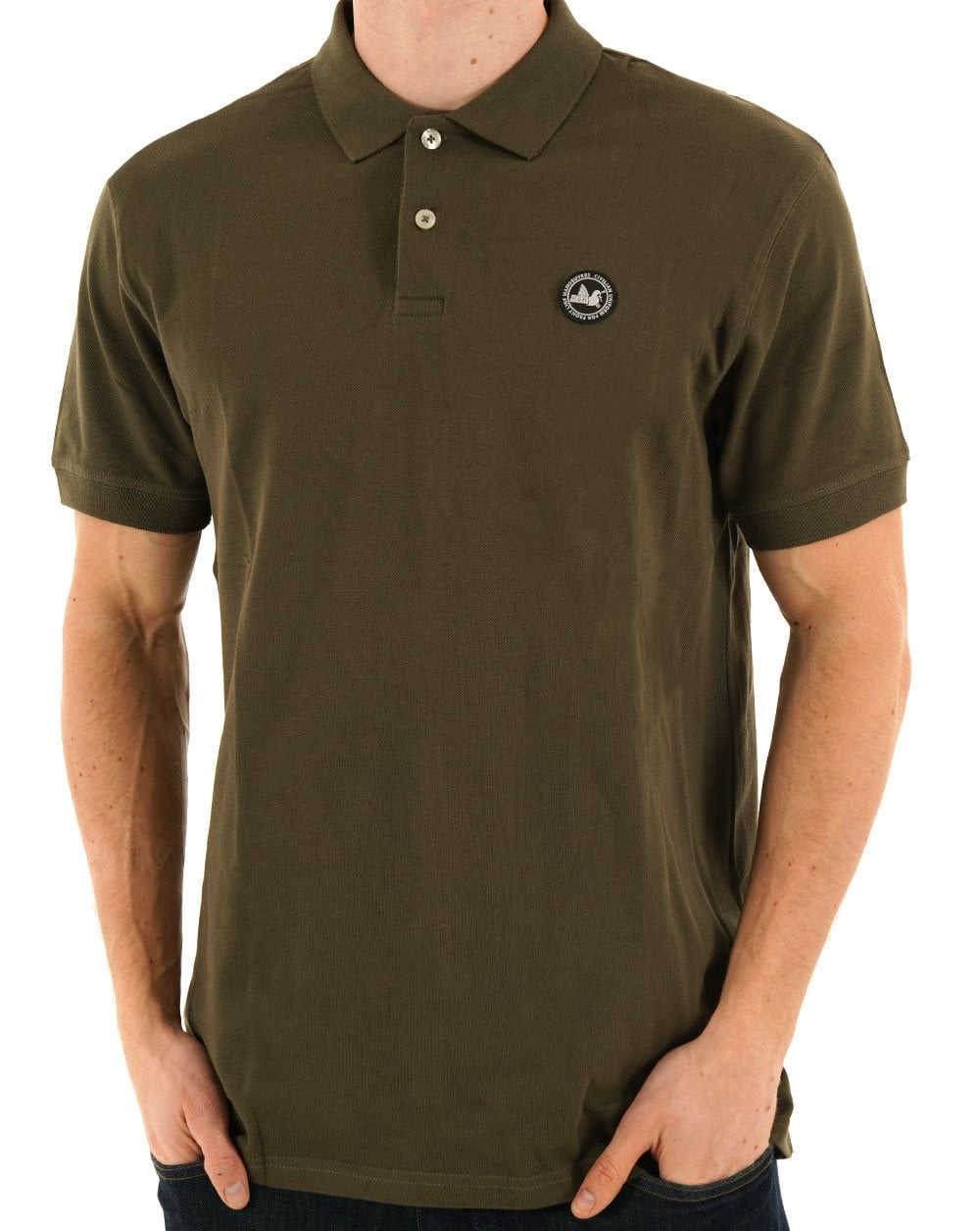 Peaceful Hooligan Cash Polo Olive
