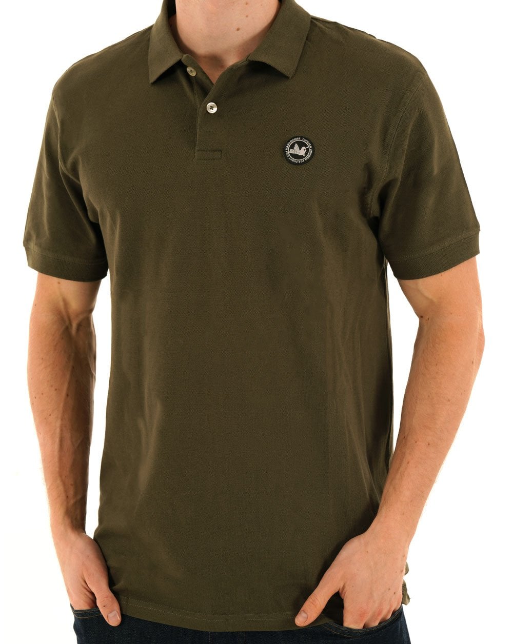 Peaceful Hooligan Cash Polo Olive