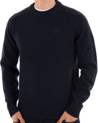 Barbour Grangetown Crew Neck Jumper Navy