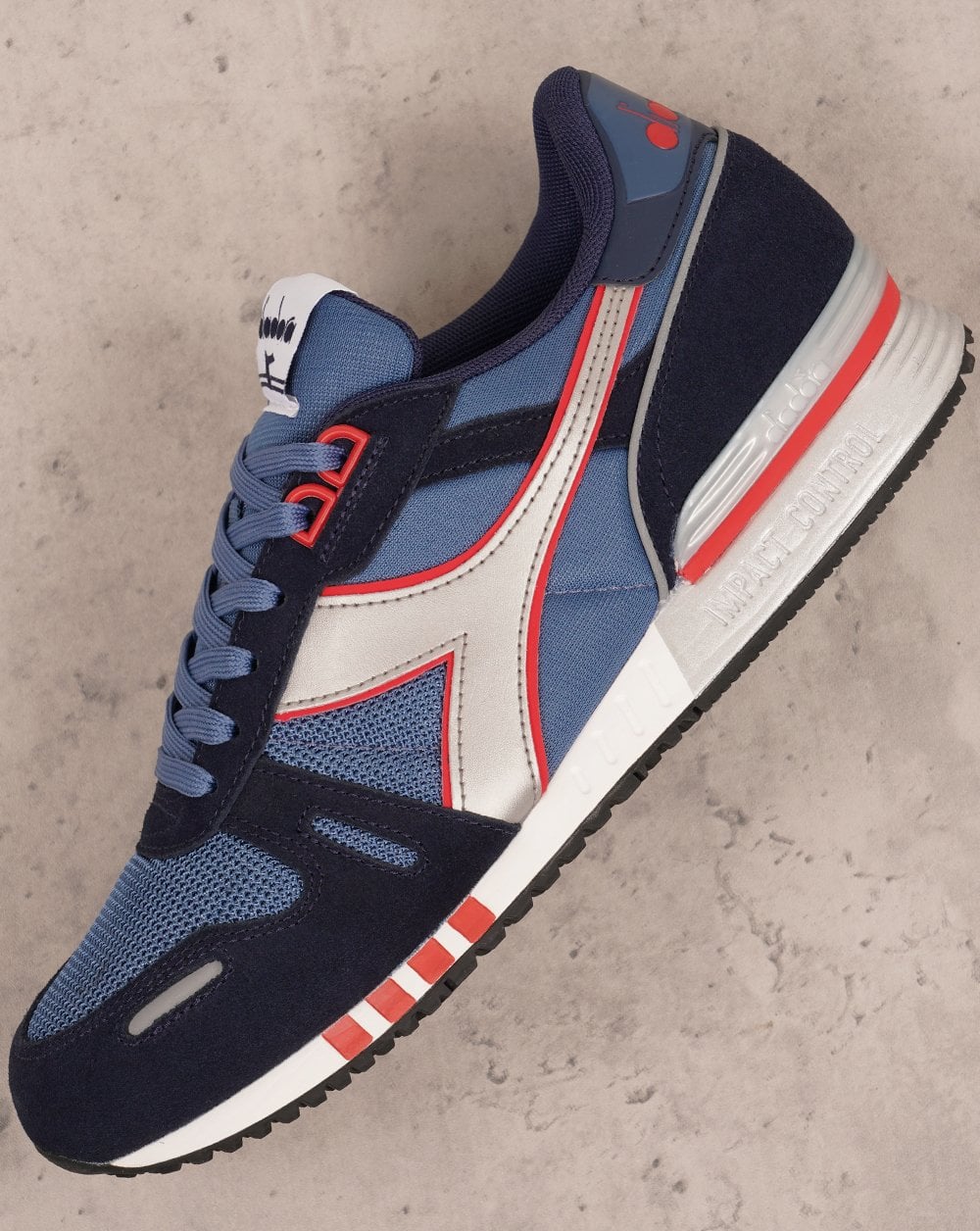 Diadora Titan Trainer Navy Blue Silver