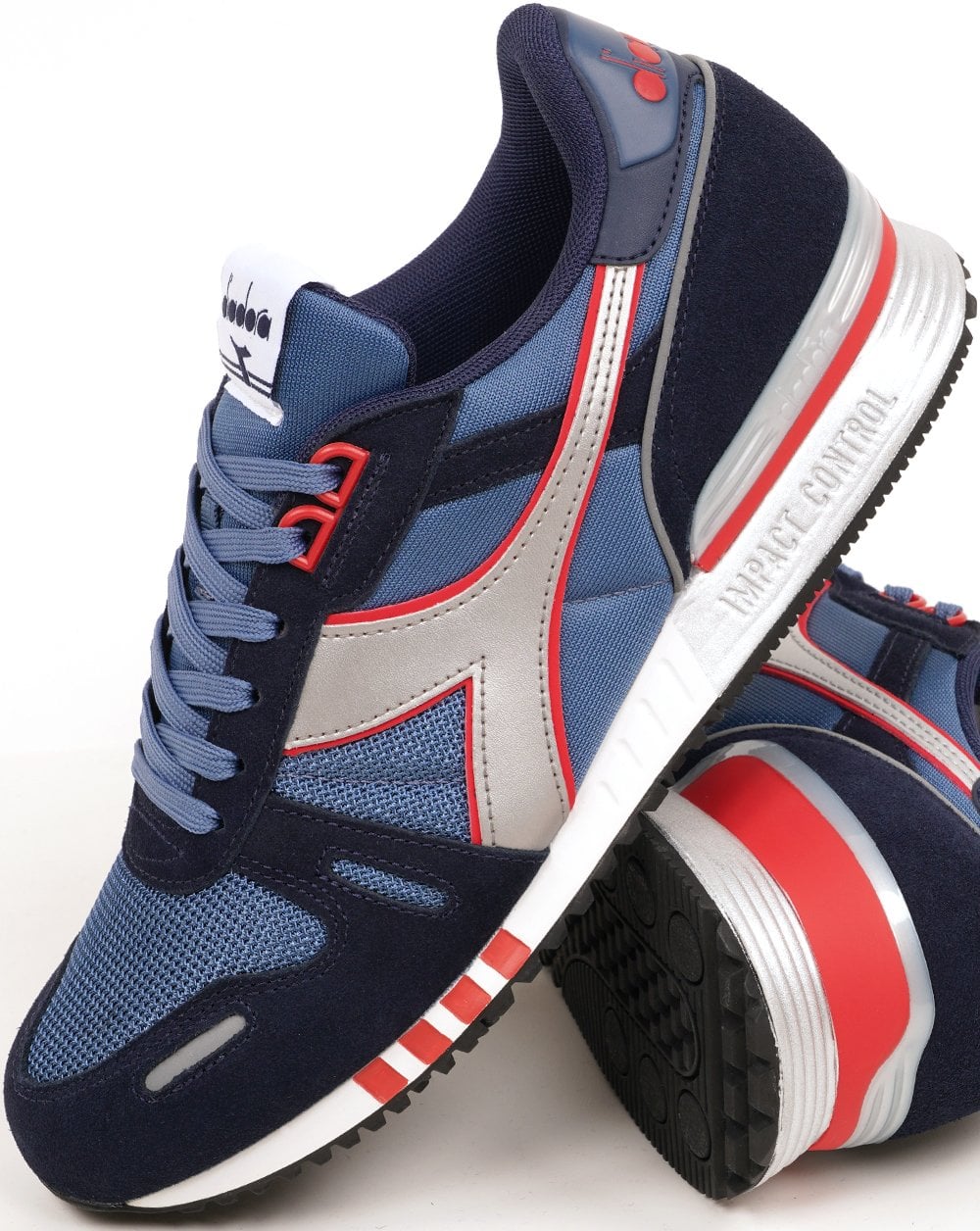 Diadora Titan Trainer Navy Blue Silver