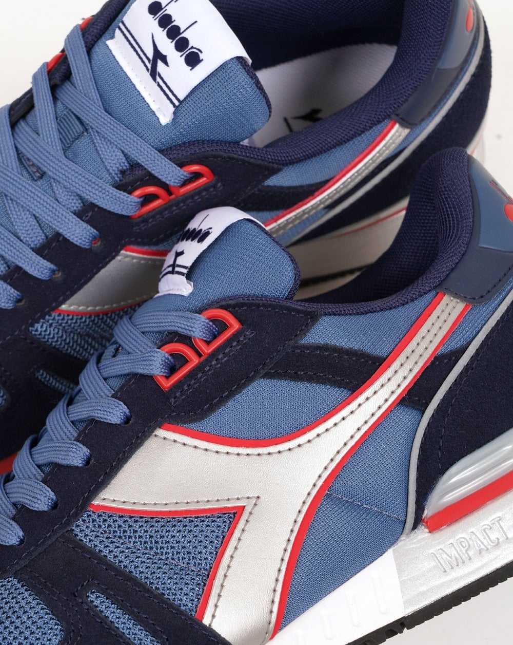 Diadora Titan Trainer Navy Blue Silver