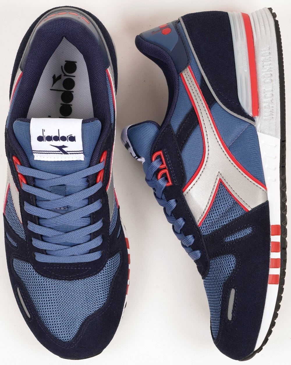 Diadora Titan Trainer Navy Blue Silver