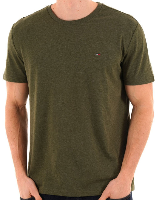 Tommy Jeans Jaspe T Shirt Dark Greenery