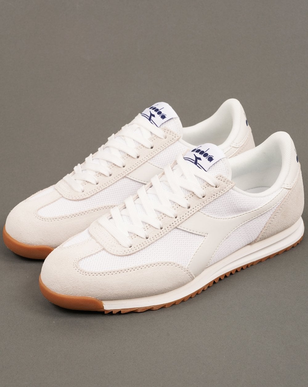 Diadora Cross Trainers White/White/Blue Nights