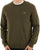 Lacoste Cotton Blend Crew Knit Olive