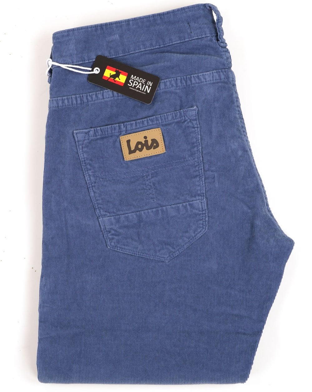 Lois Sierra Needle Cords Washed Blue