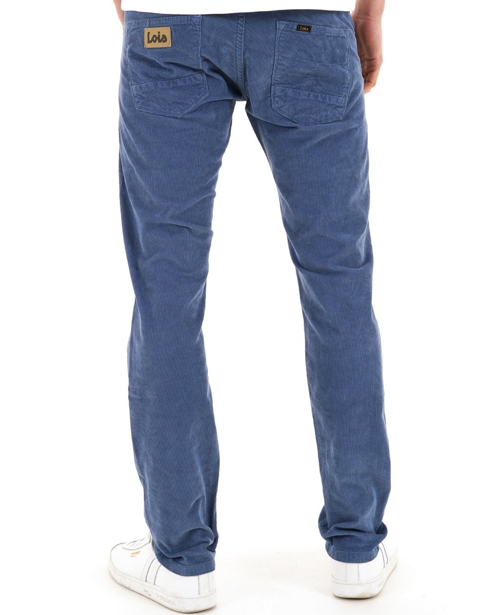 Lois Sierra Needle Cords Washed Blue