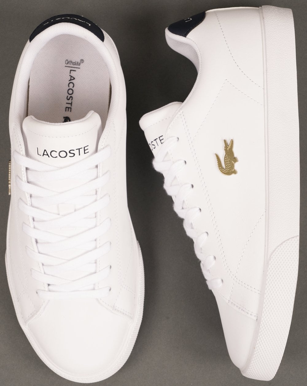 Lacoste Lerond Set Trainers White/Navy