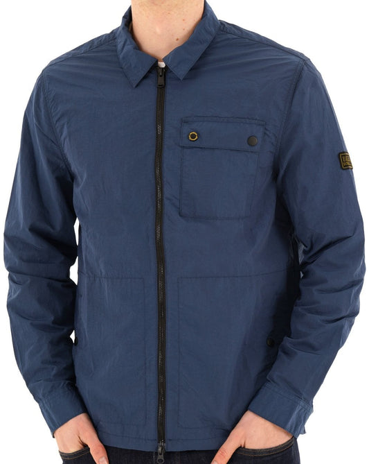 Barbour International Barbour International Inline Overshirt Insignia Blue