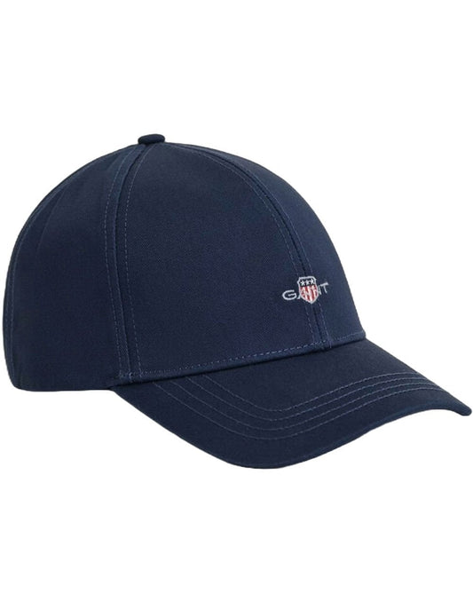 Gant High Shield Cotton Twill Cap Navy