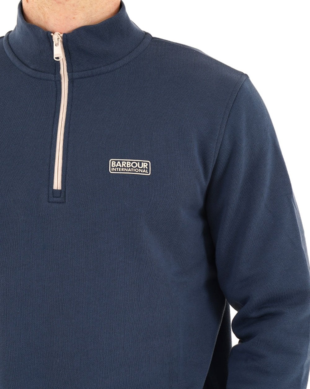 Barbour International Clipper Funnel Neck Sweat Insignia Blue