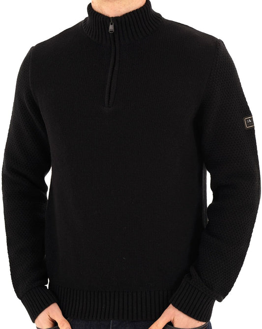 Barbour International Barbour International Enfield 1/4 Zip Jumper Black