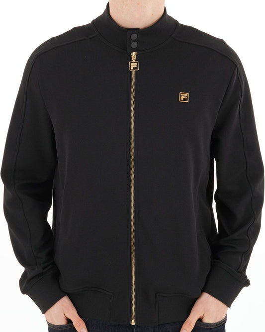 Fila Gold Biker Track Top Black
