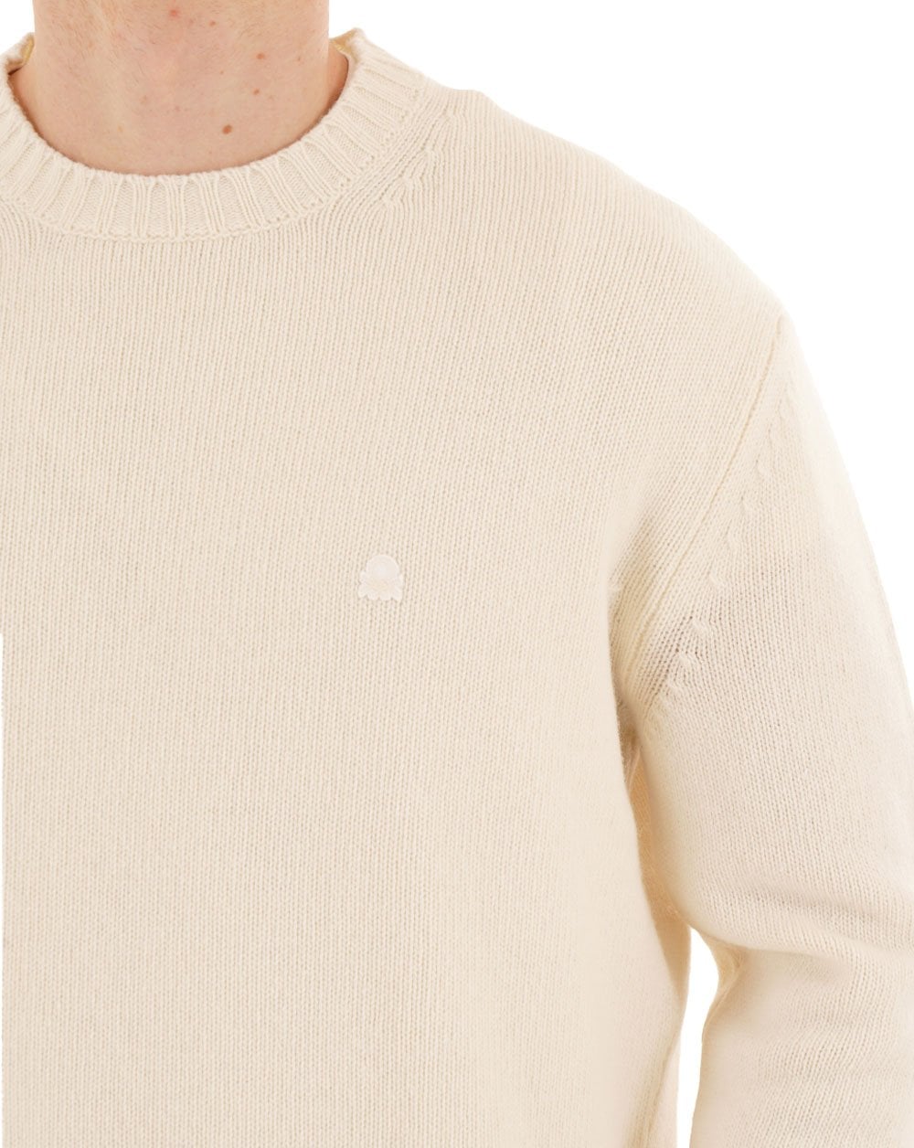 Benetton Wool Blend Jumper Ecru