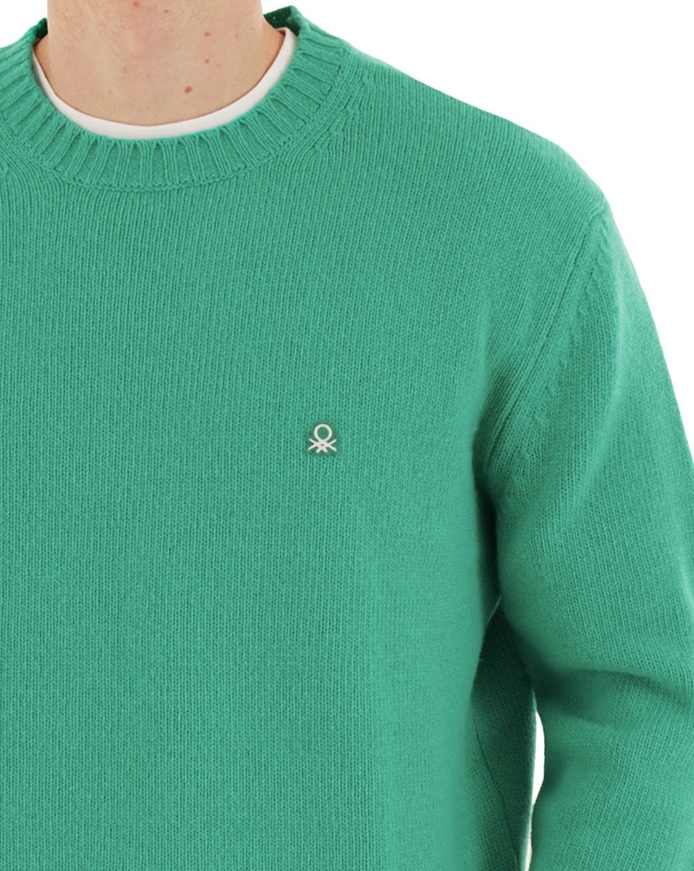 Benetton Wool Blend Jumper Green