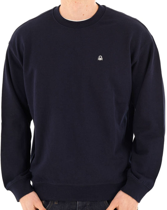 Benetton Logo Sweatshirt Navy