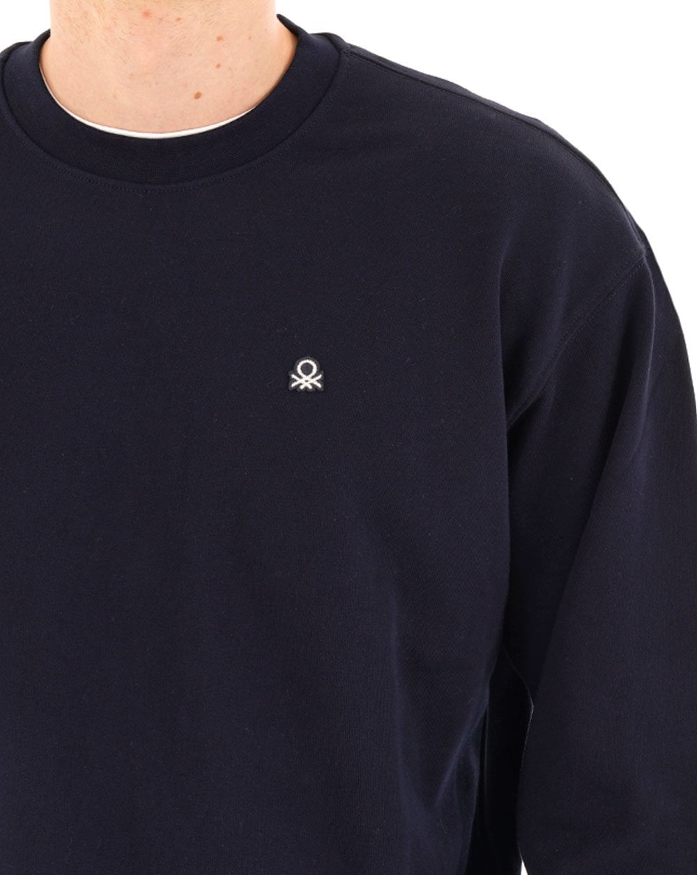 Benetton Logo Sweatshirt Navy