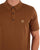 Gabicci Vintage Jackson Knit Polo Walnut