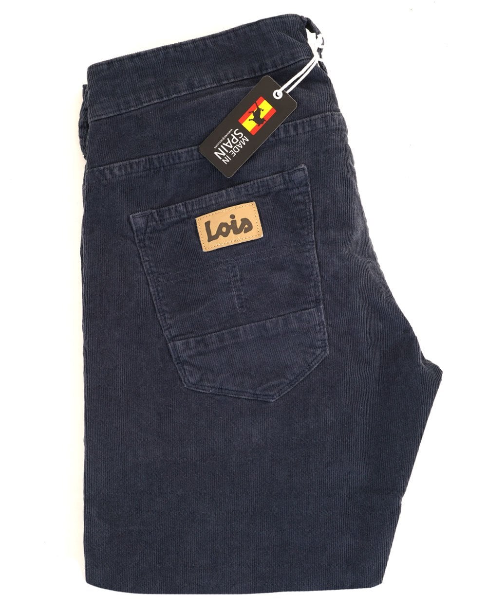 Lois Sierra Needle Cords New Washed Indigo