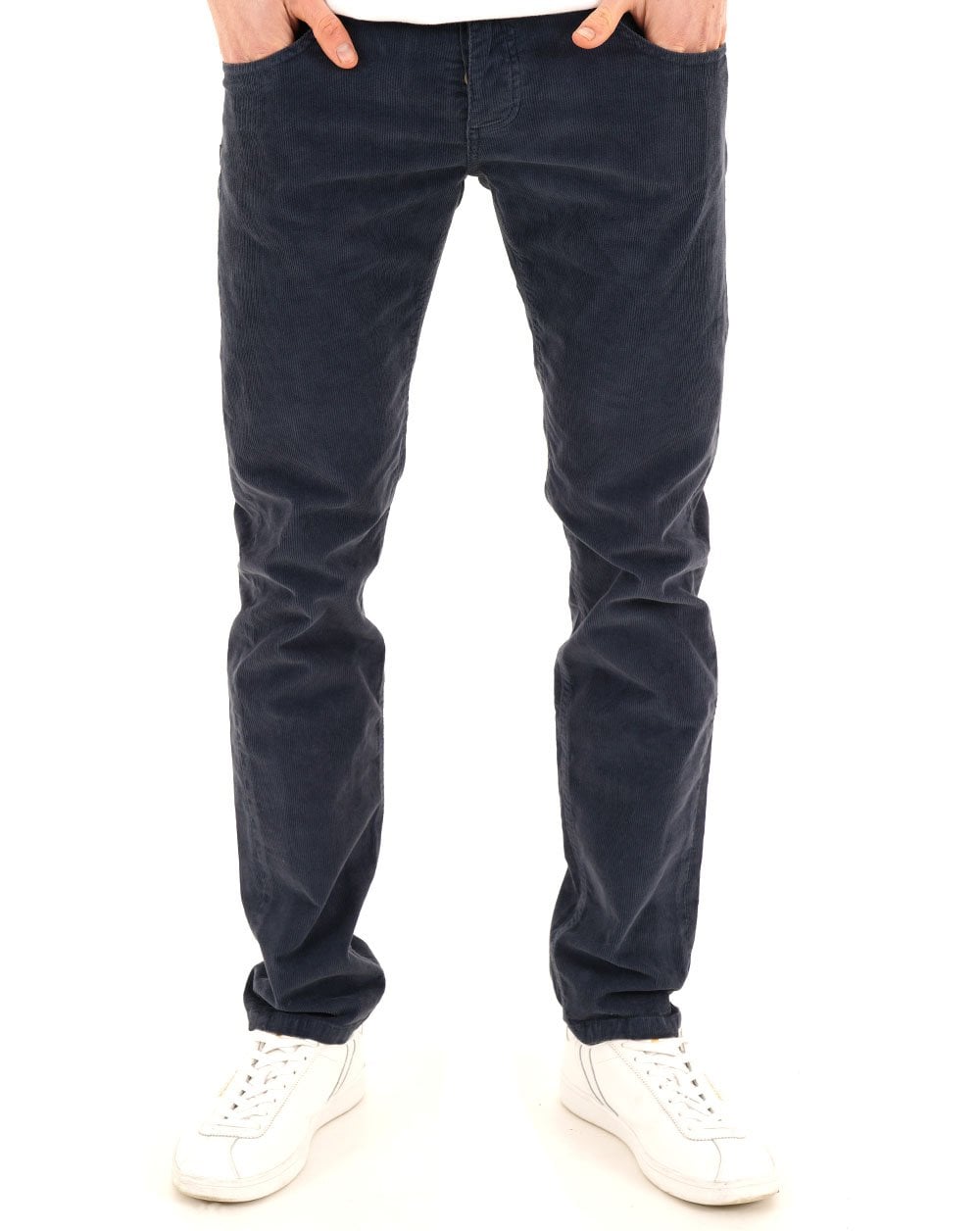 Lois Sierra Needle Cords New Washed Indigo