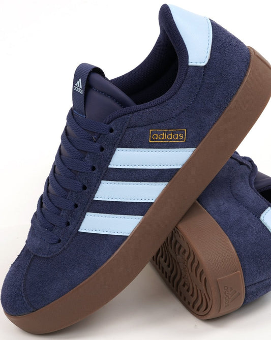 Adidas VL Court Trainers Navy Sky