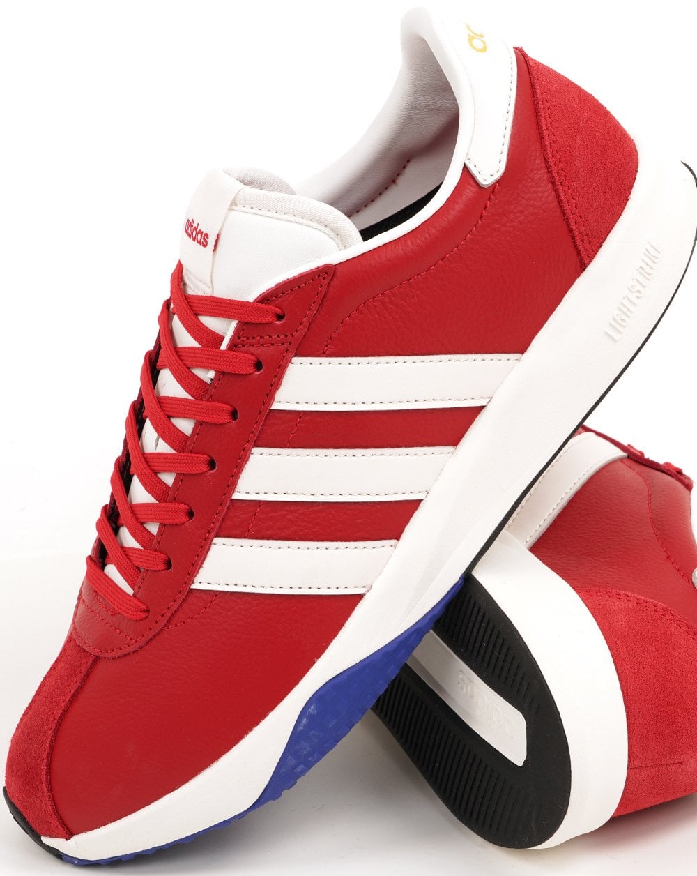 Adidas Run 76/26 Trainers Scarlet/White/Blue