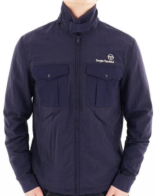 Sergio Tacchini Luciano Shacket Navy Blue
