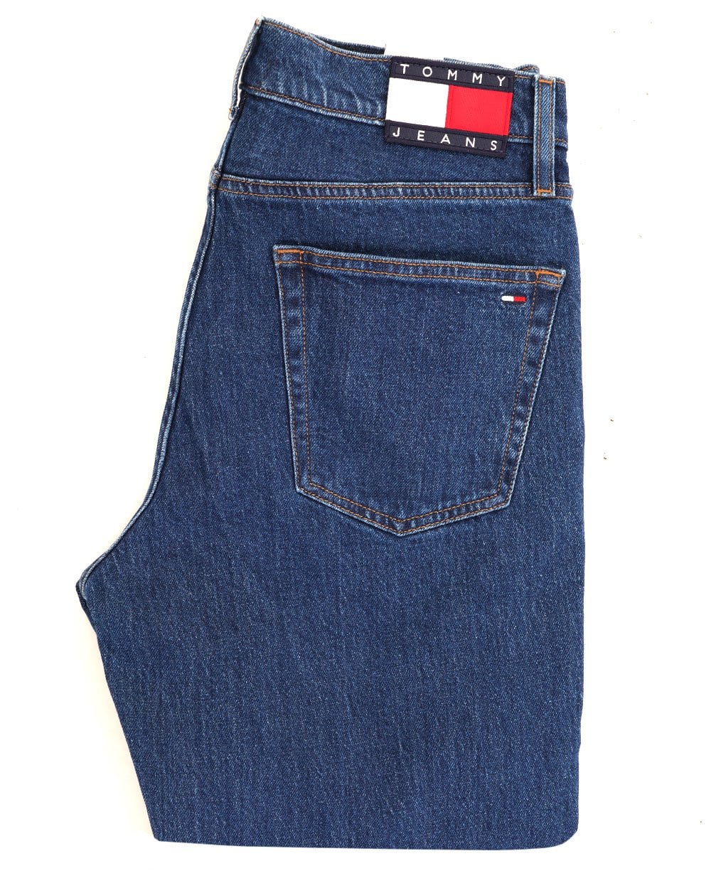 Tommy Jeans Ryan Slim Straight Fit Jeans Mid Blue