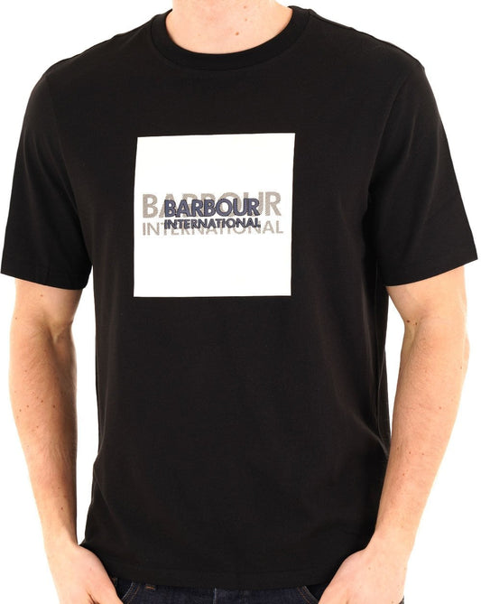 Barbour International Moakes Graphic T Shirt Black