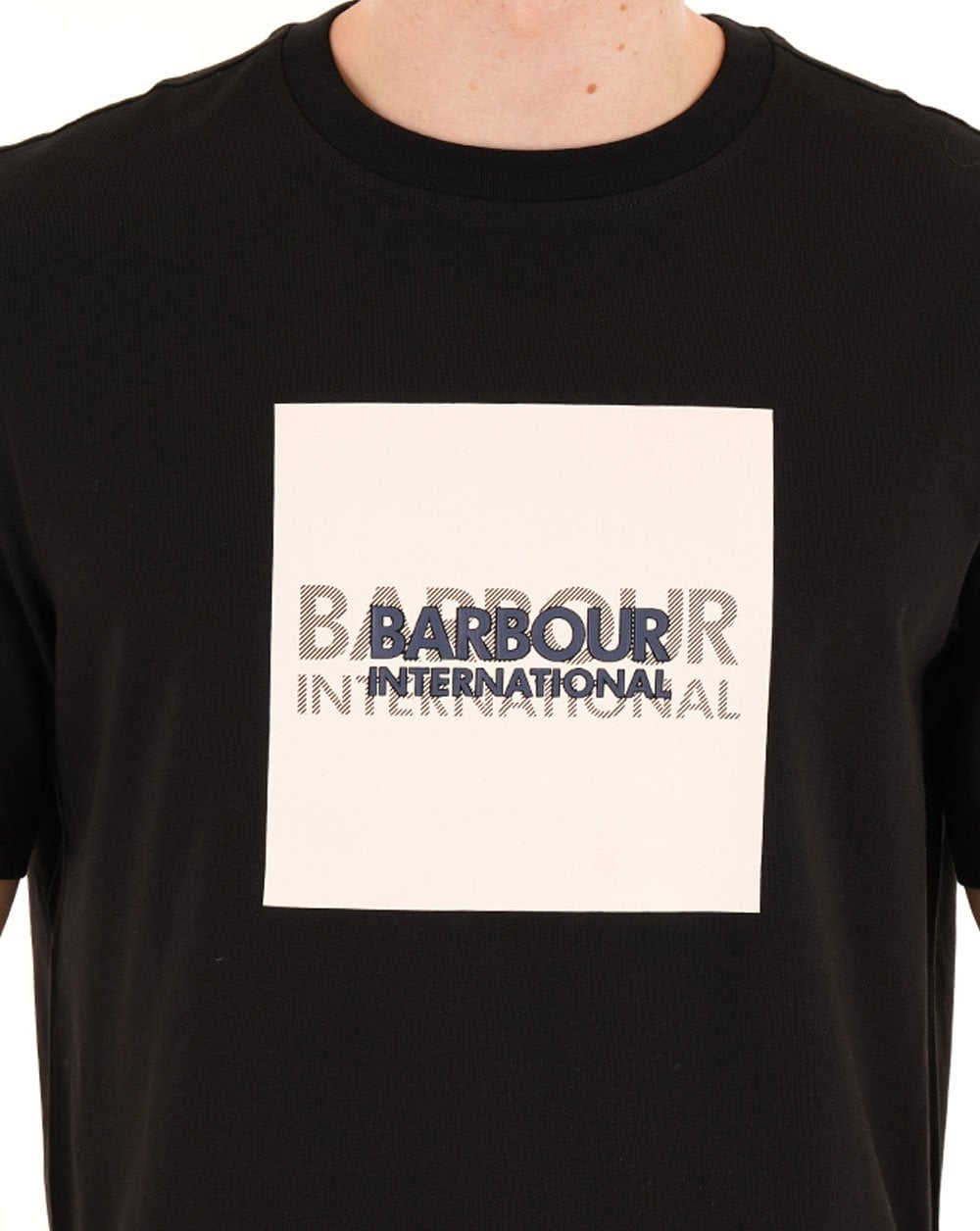 Barbour International Moakes Graphic T Shirt Black