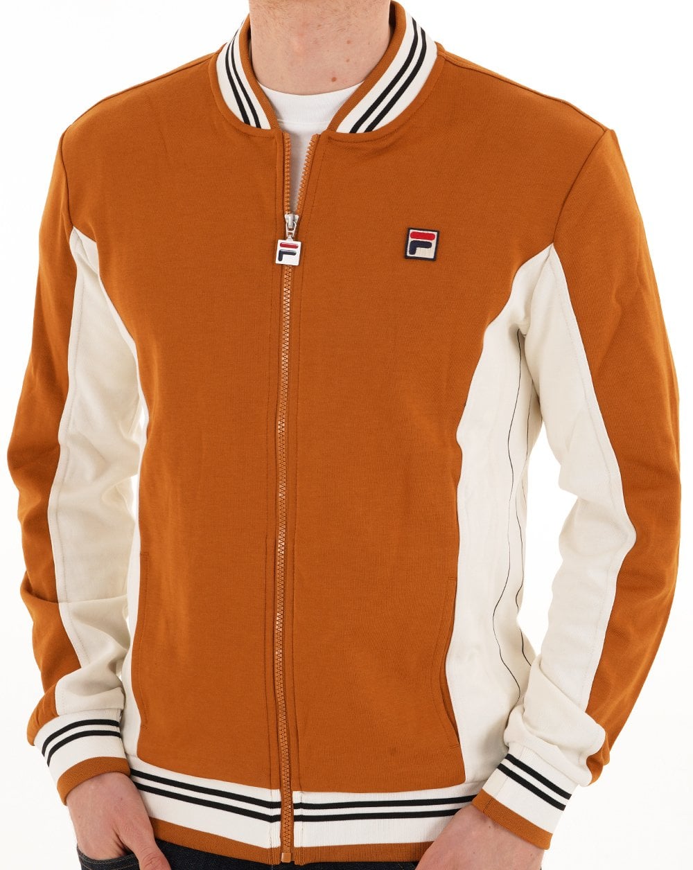 Fila Vintage MK1 Settanta Track Top Spice - Gardenia