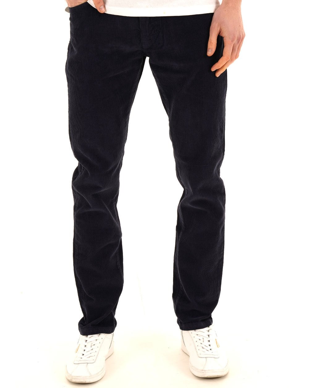 Benetton Corduroy Trousers Navy