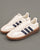 Adidas Barreda Lux Trainers Off White Navy Leather