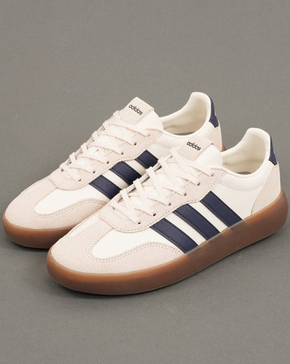 Adidas Barreda Lux Trainers Off White Navy Leather