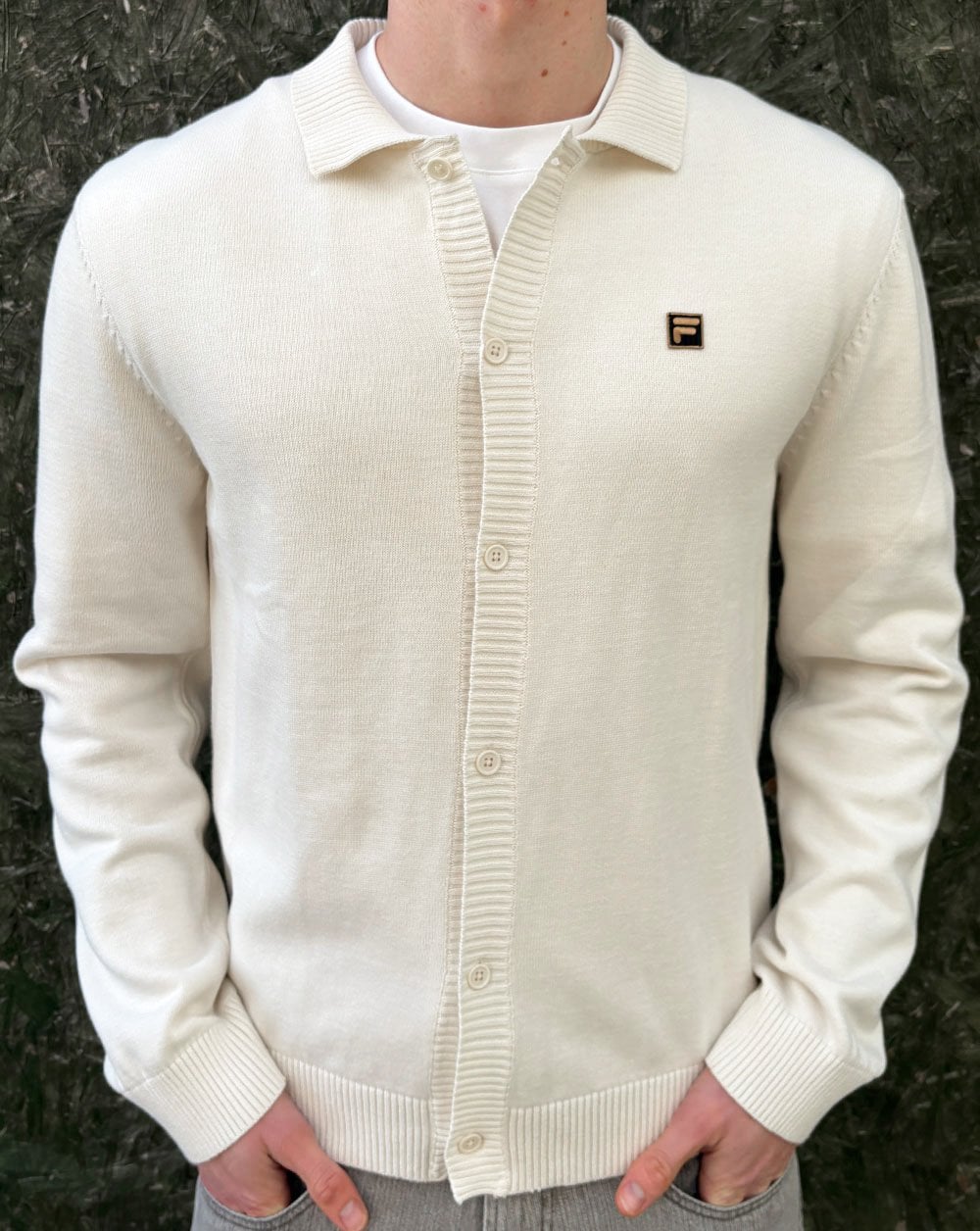 Fila Gold Knitted Cardigan Gardenia