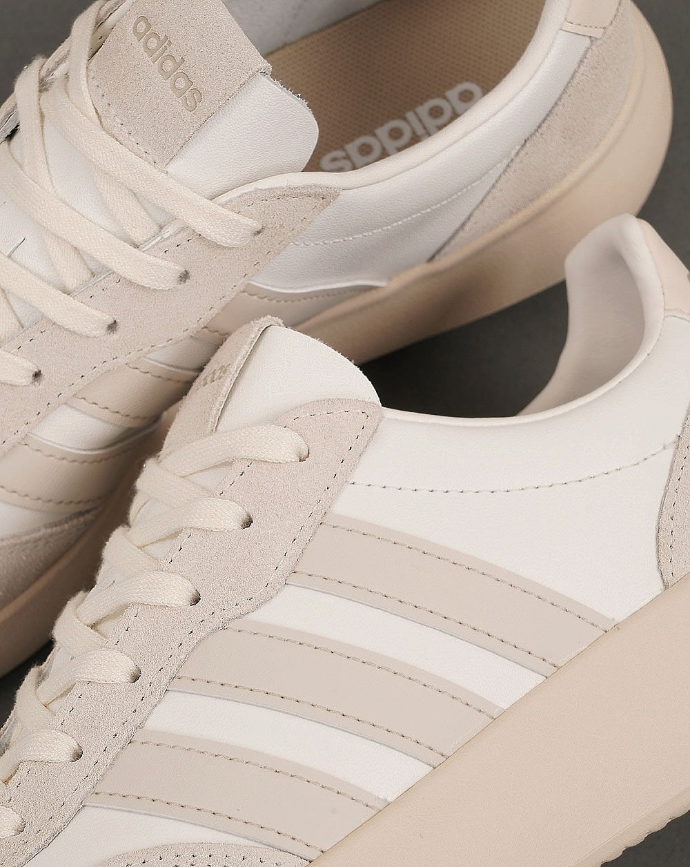 Adidas Barreda Lux Trainers Chalk White leather