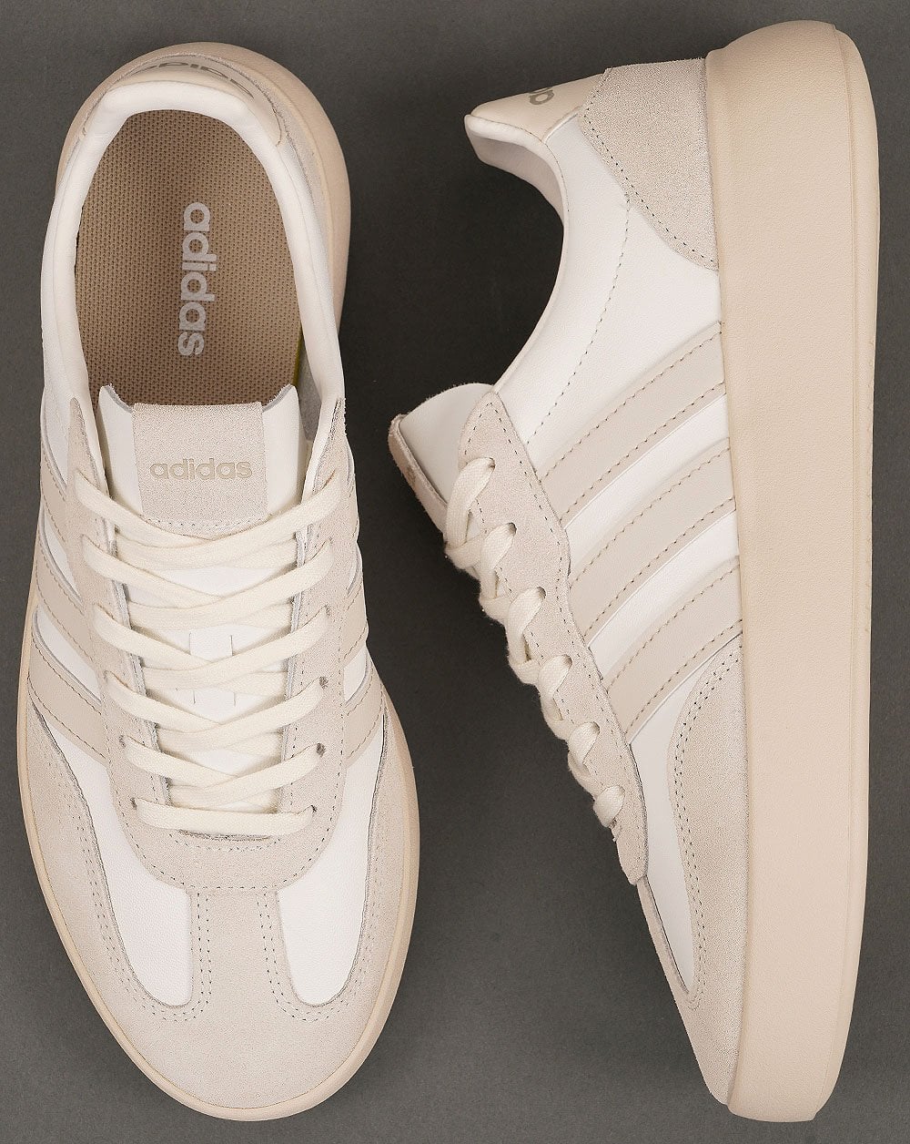 Adidas Barreda Lux Trainers Chalk White leather